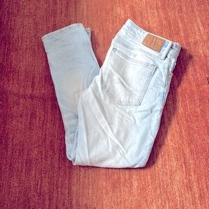 American Eagle Slim Fit Ripped Light Blue Jeans - Size 31x30